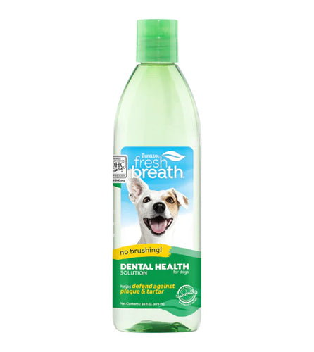 TropiClean Fresh Breath No Brushing Dental Health Solution for Dogs (Original)