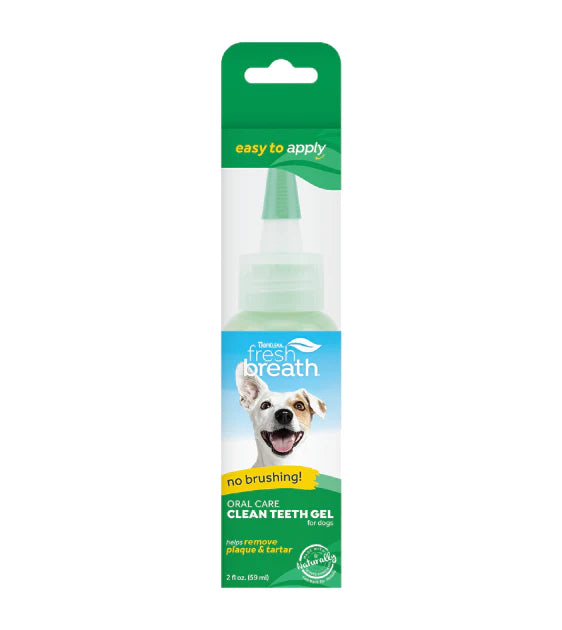 Tropiclean Fresh Breath Mint Clean Teeth Oral Care Gel 2oz