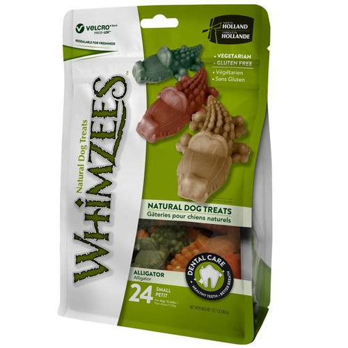 Whimzees Alligator Small Natural Dog Treats 360g